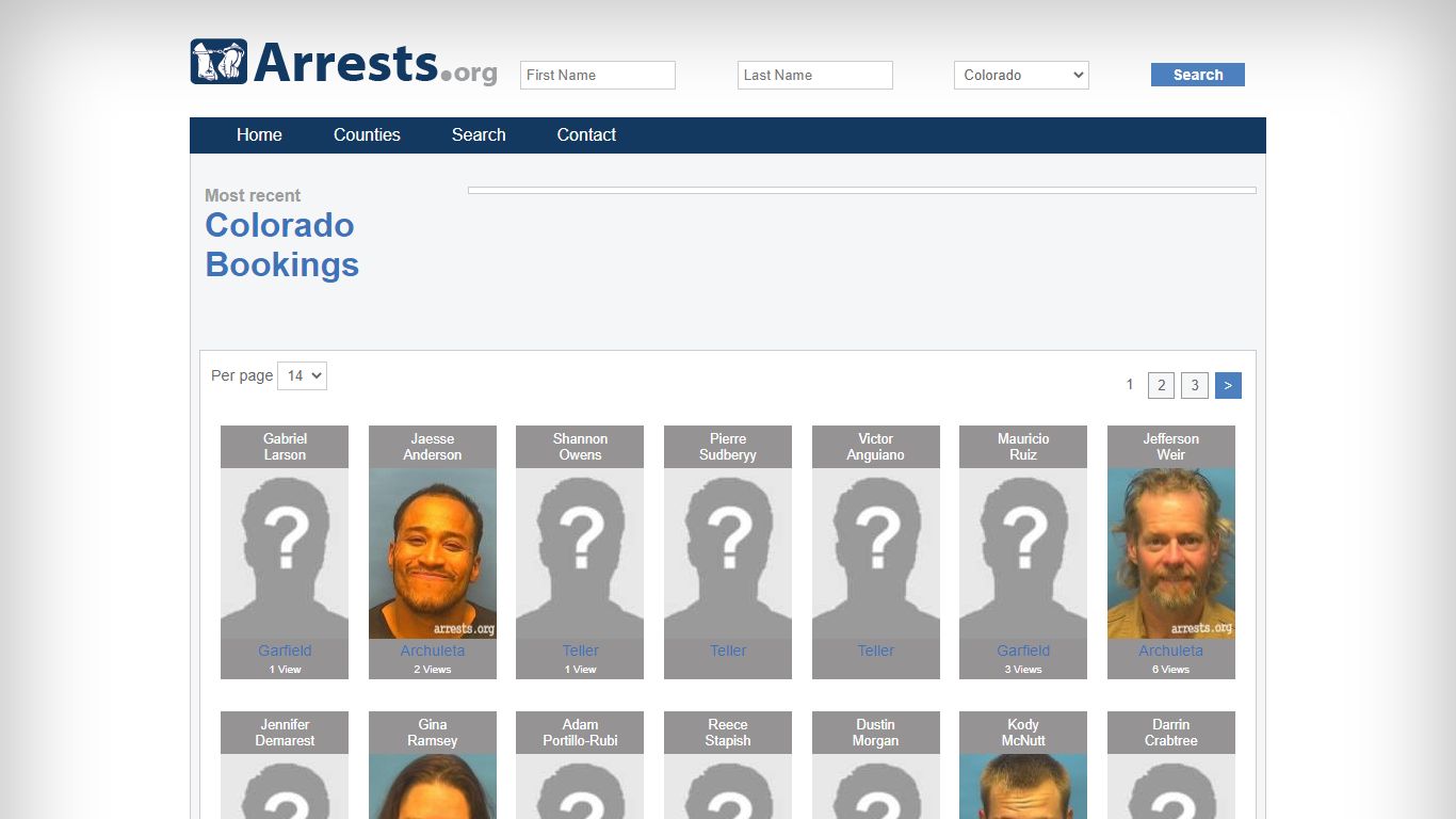 Colorado Arrests and Inmate Search